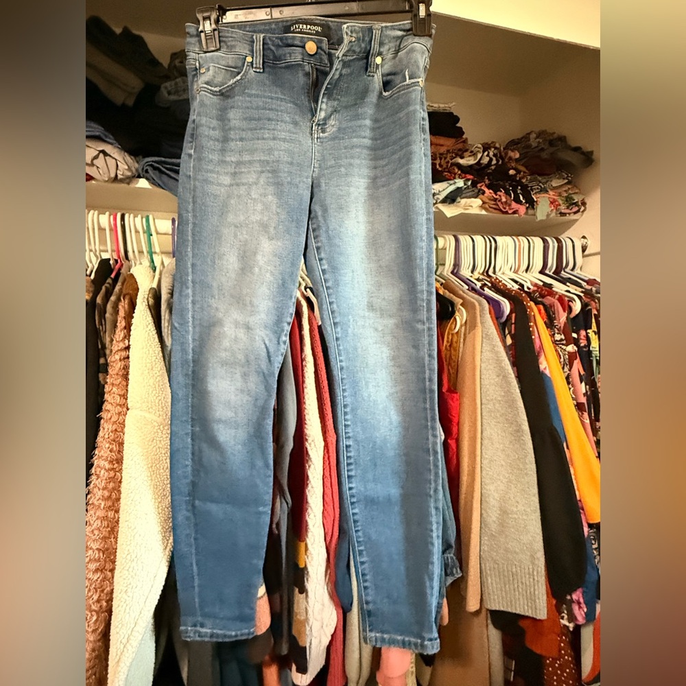 Liverpool Light Blue Women's Skinny Jeans